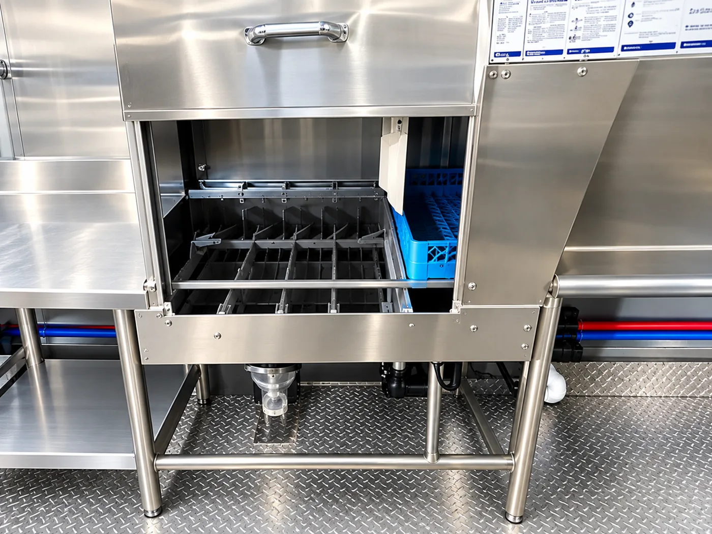 New Mexico commercial conveyor dishwashing trailer machine
