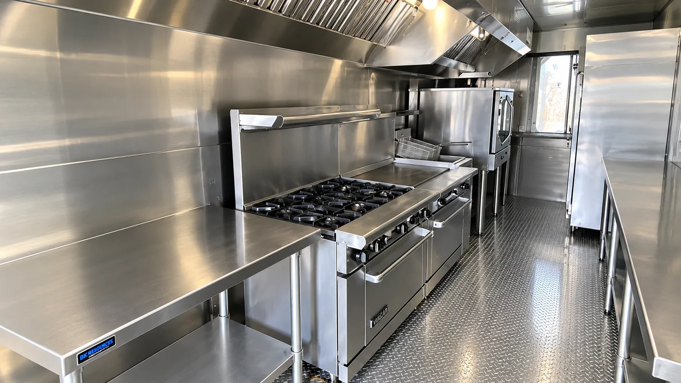 Rhode Island mobile commercial kitchen cooking line