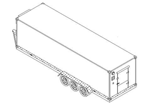 Refrigeration Trailer rental - Pod Construction