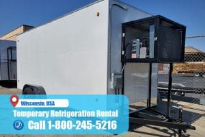 Temporary Refrigeration Cooler Rental in Wisconsin