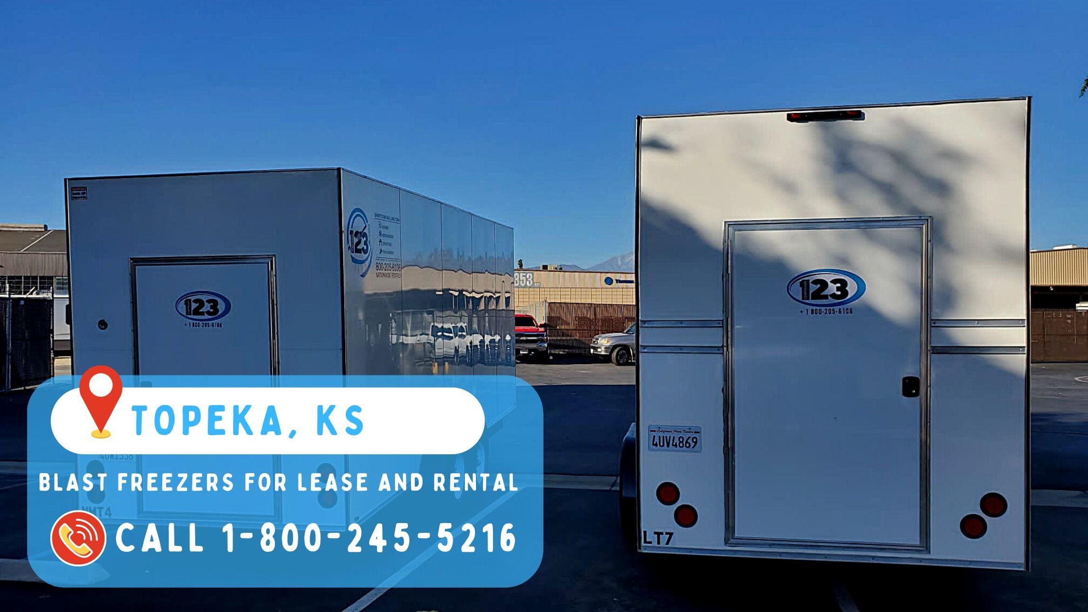 Blast Freezers for lease and rental in Topeka, KS