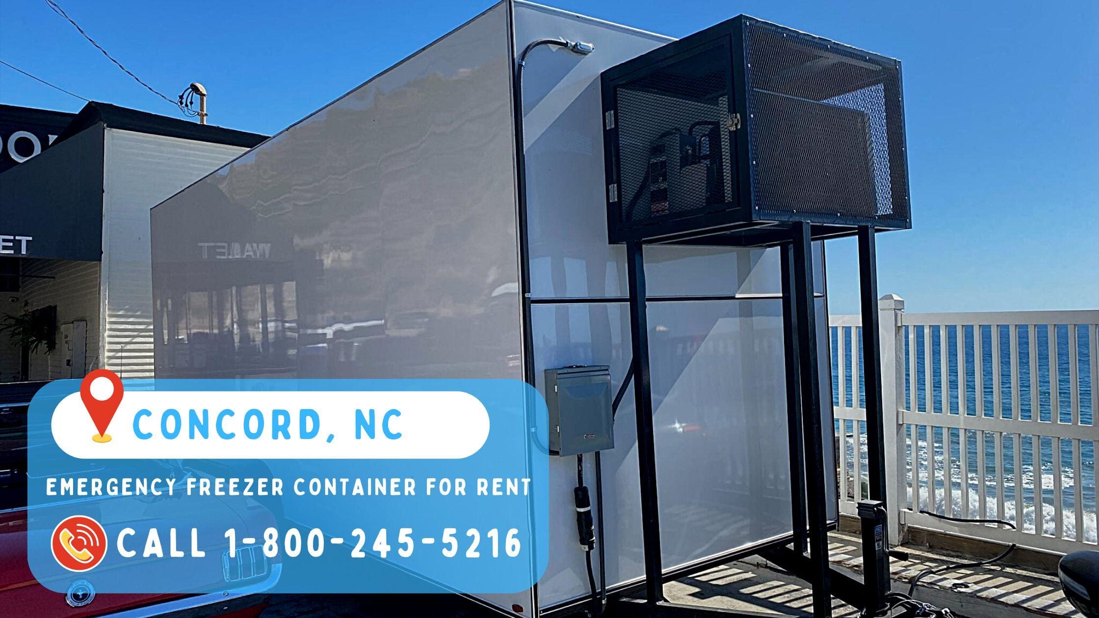 Emergency Freezer Container for Rent in Concord