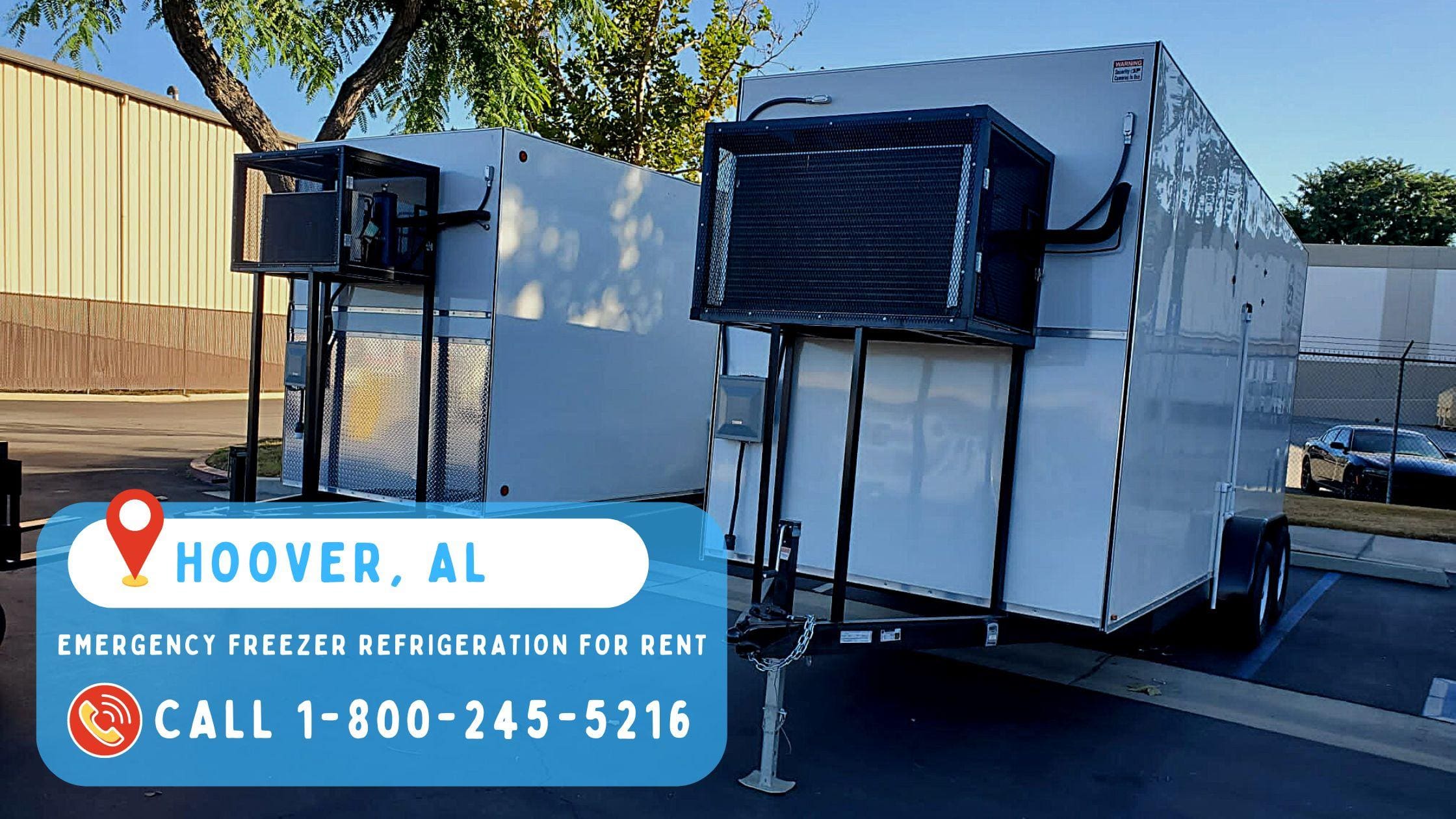 Emergency Freezer Refrigeration for rent in Hoover, AL