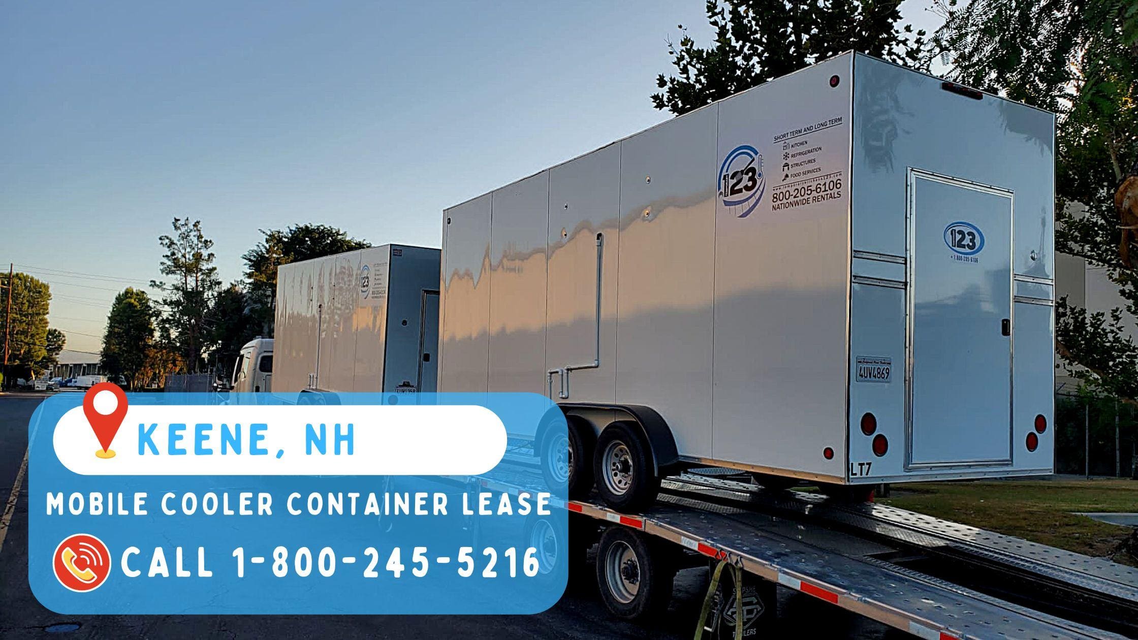 Mobile Cooler Container Lease in Keene