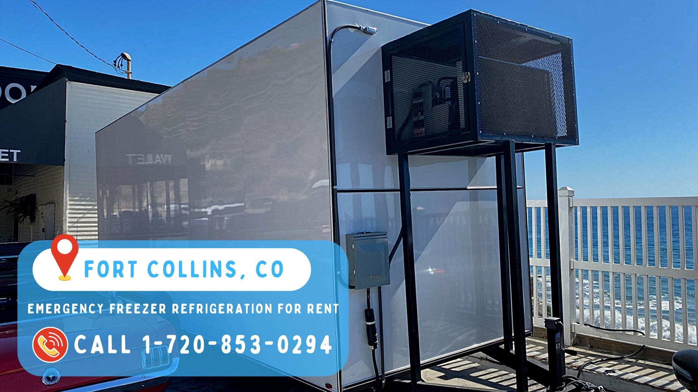Emergency Freezer Refrigeration for rent in Fort Collins