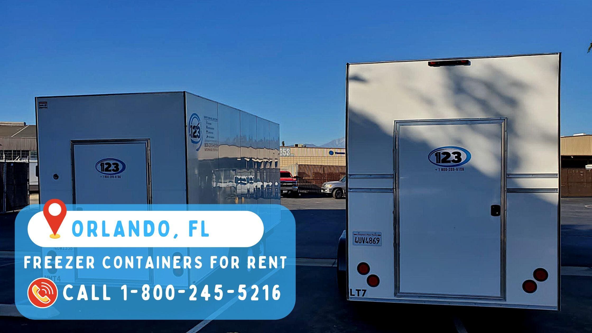 Freezer Containers for rent in Orlando