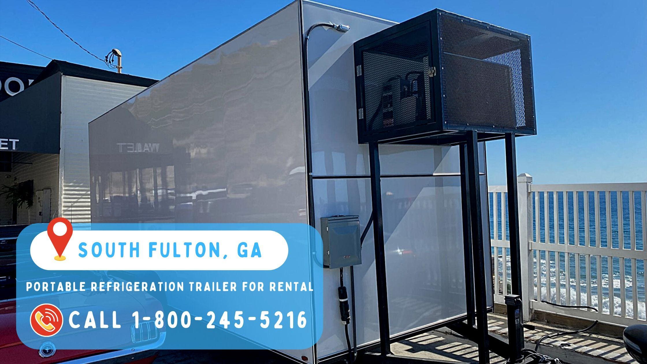Portable Refrigeration Trailer for Rental in South Fulton