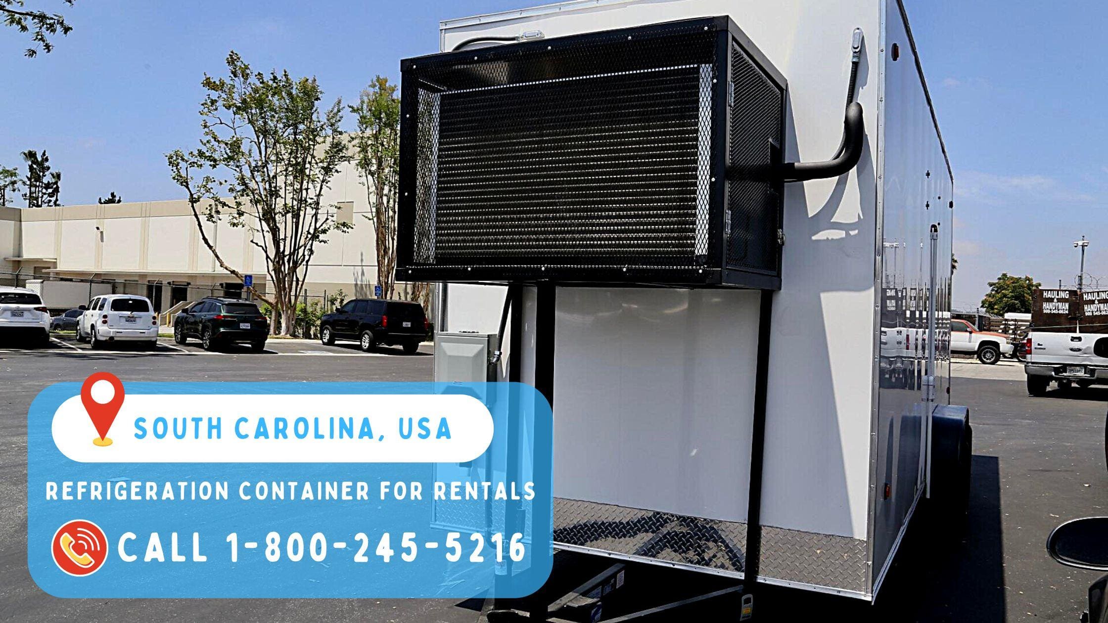 Refrigeration Container for rentals in South Carolina
