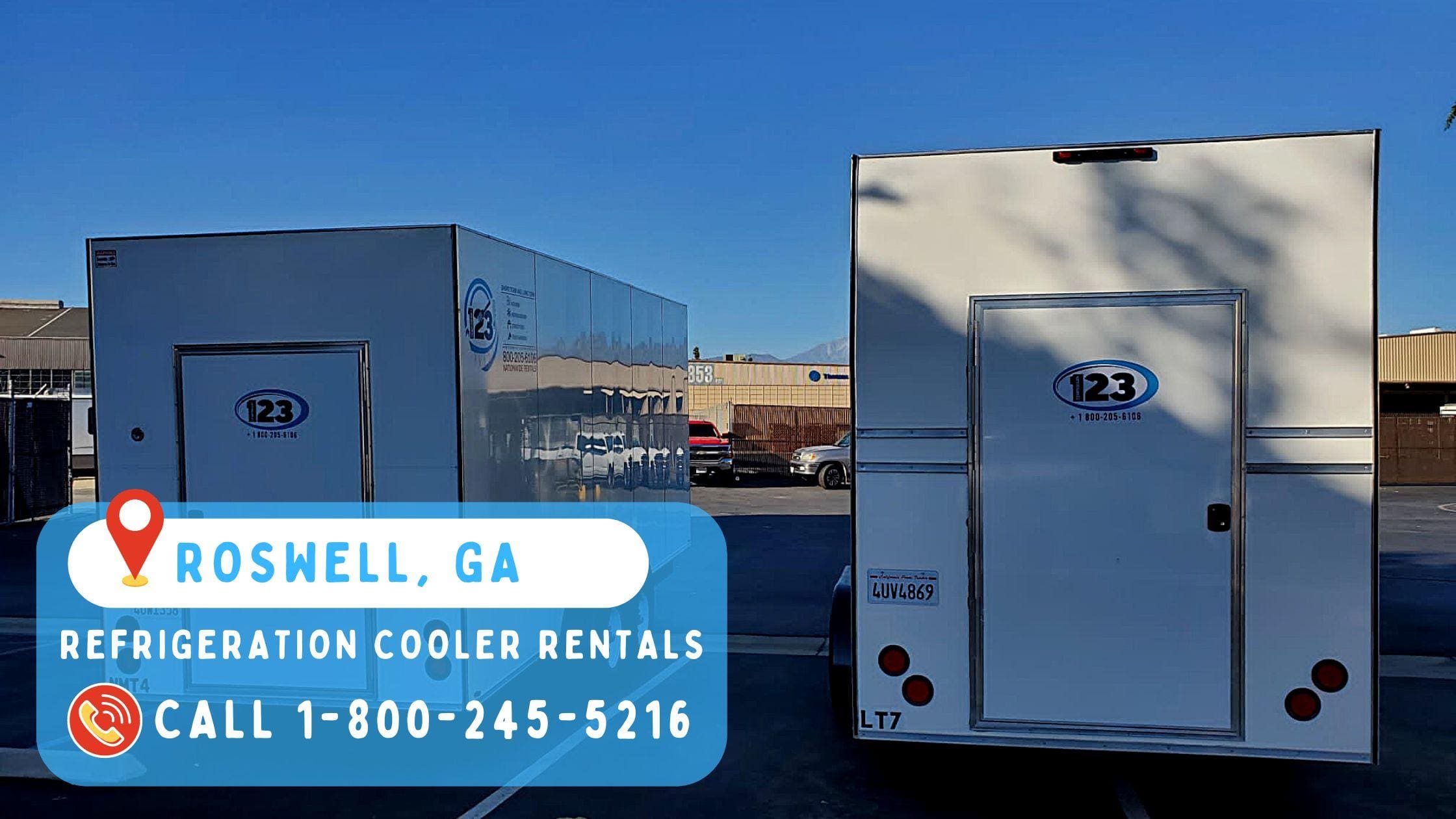 Refrigeration Cooler Rentals in Roswell