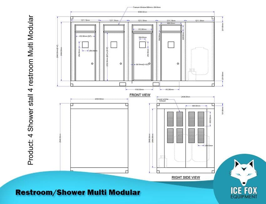 restroom and shower slider