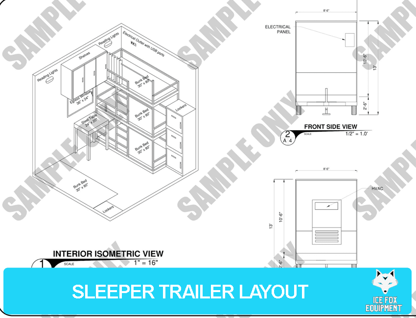 Sleeper Trailer Layout